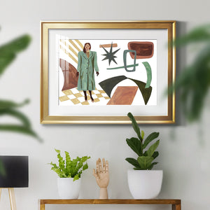 Vintage Vibes II - Modern Framed Art Print