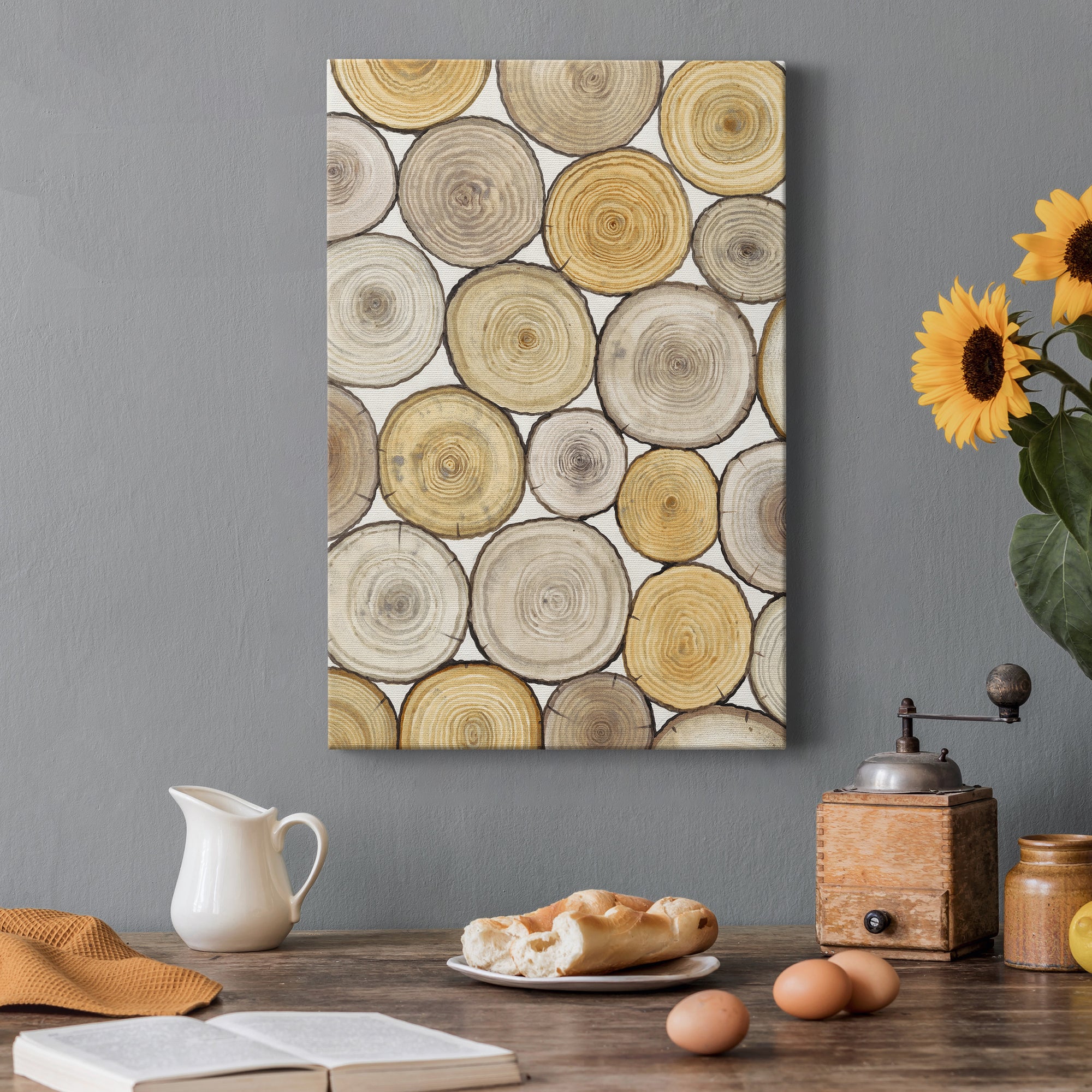 Tree Ring Study II Premium Gallery Wrapped Canvas - Ready to Hang