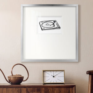 Vinyl Sketch Premium Framed Print Double Matboard