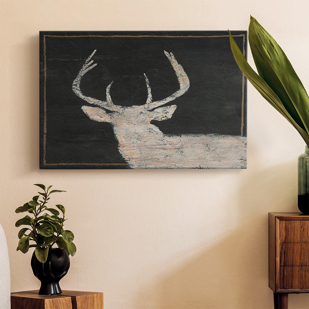 Brow Tine Deer I Premium Gallery Wrapped Canvas - Ready to Hang