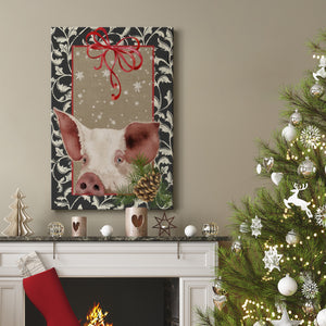 County Christmas Farm II - Gallery Wrapped Canvas