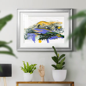 Silent Mountain V - Modern Framed Art Print