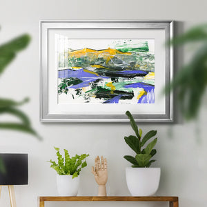 Silent Mountain III - Modern Framed Art Print