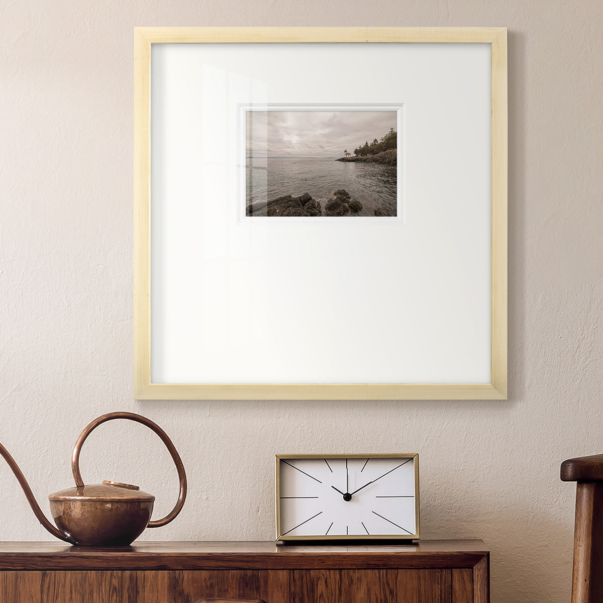 Solitary Premium Framed Print Double Matboard