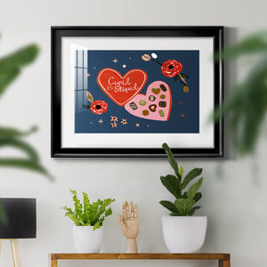 Happy Galentine II - Modern Framed Art Print