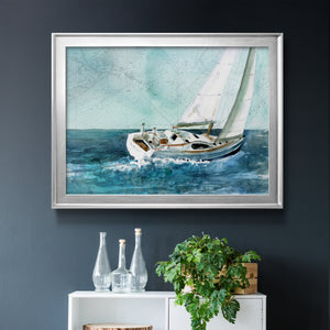 Coastal Sail Premium Classic Framed Canvas - Ready to Hang