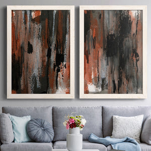Loft Pastel VII - Barnwood Framed Canvas Set