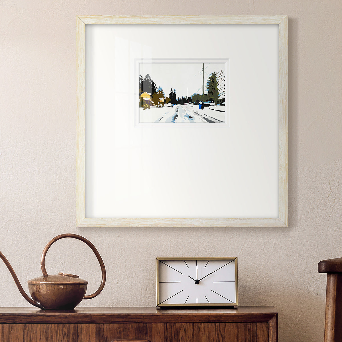 Winterhood Premium Framed Print Double Matboard