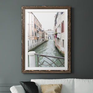 Venice Canal I - Premium Framed Print - Distressed Barnwood Frame - Ready to Hang