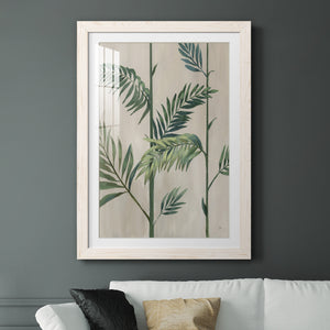 Modern Fronds II - Barnwood Framed Art Print