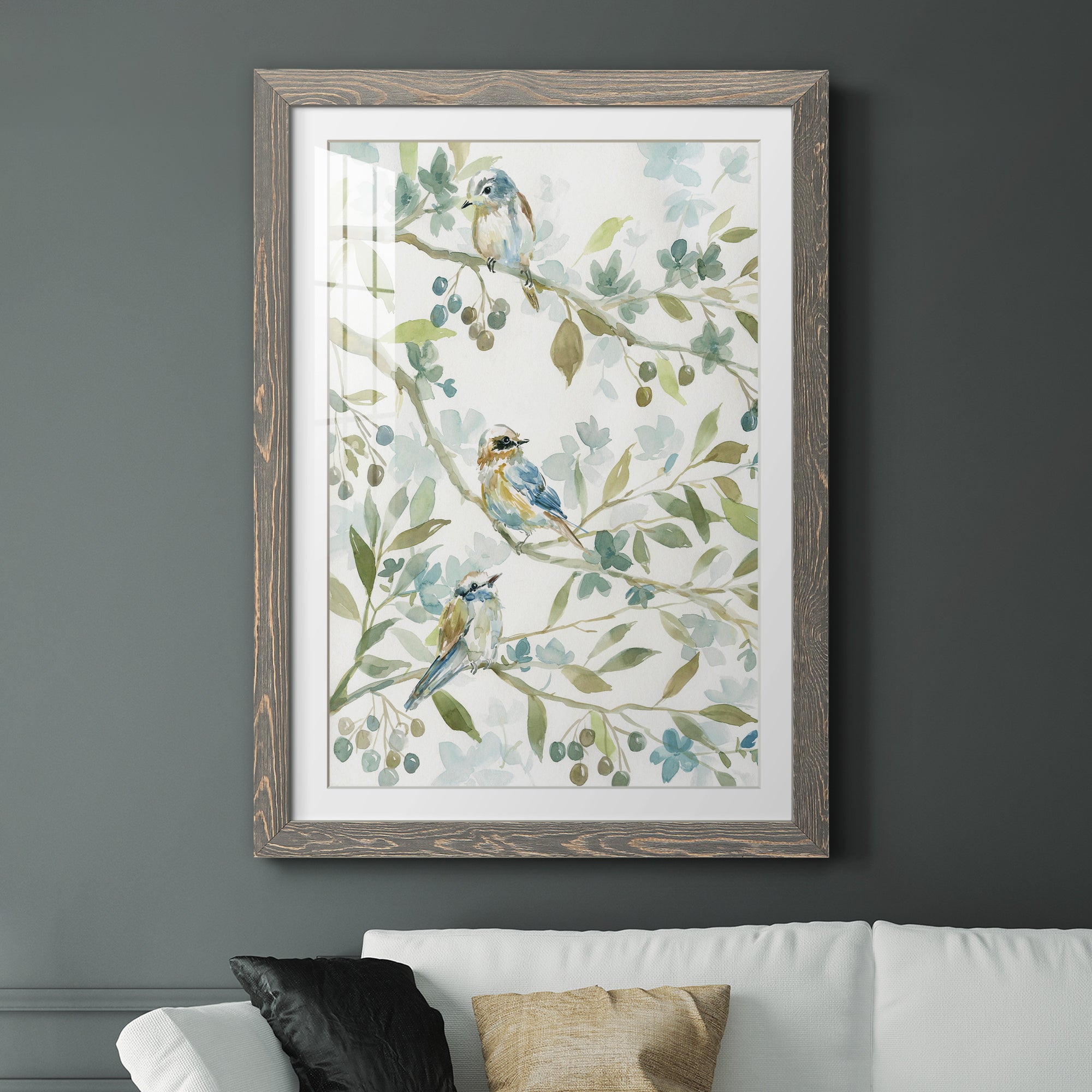 Spring Beginnings - Barnwood Framed Art Print