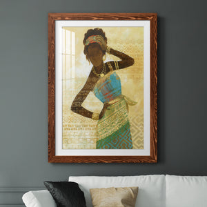 Tribal Vision II - Barnwood Framed Art Print