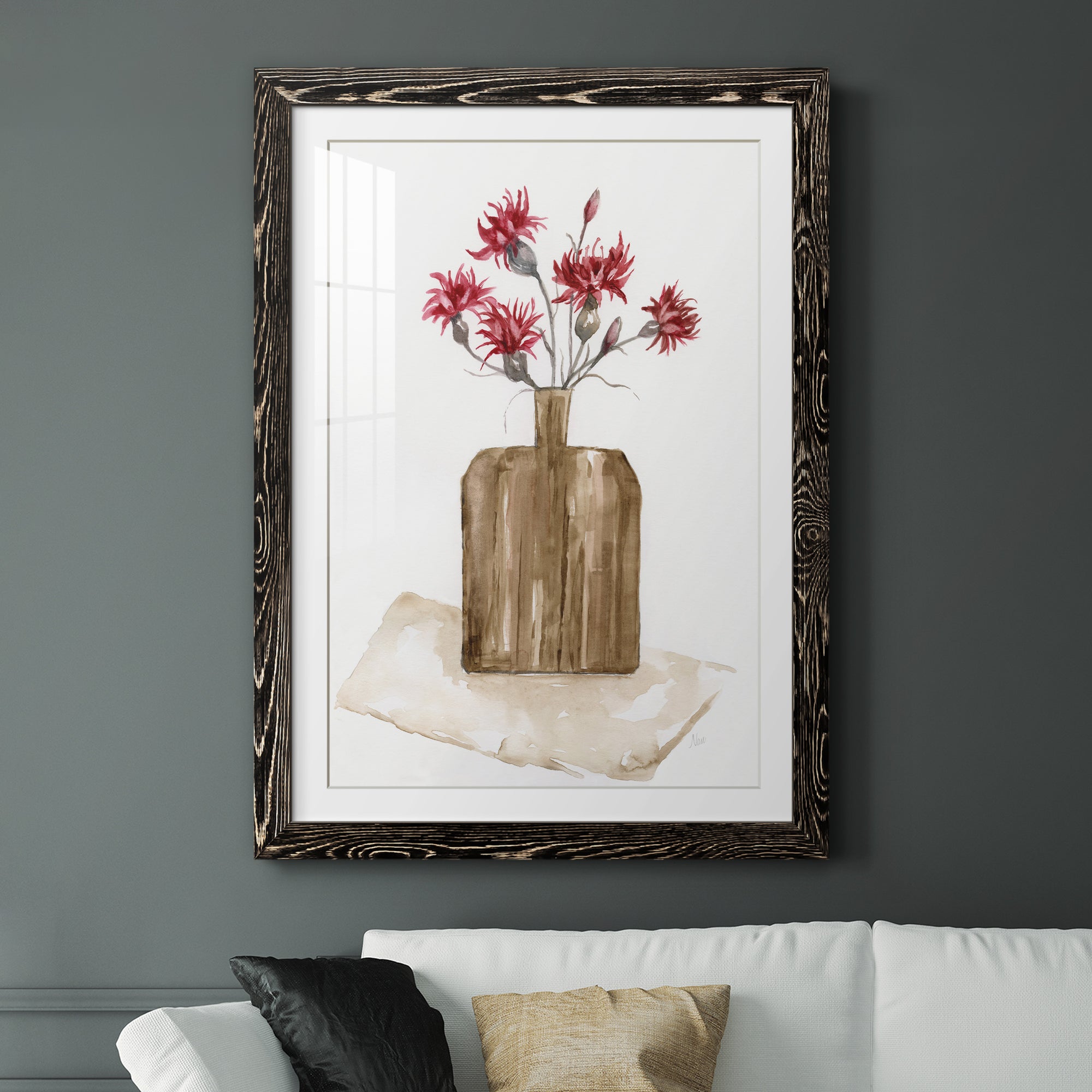Simply Country I - Barnwood Framed Art Print