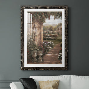 Evening in the Conservatory - Barnwood Framed Art Print