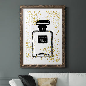 Glitter Perfume I - Barnwood Framed Art Print