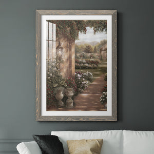 Evening in the Conservatory - Barnwood Framed Art Print