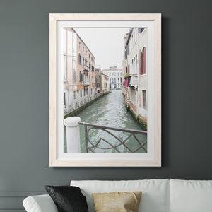 Venice Canal I - Premium Framed Print - Distressed Barnwood Frame - Ready to Hang