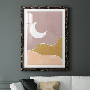 Sedona Moon - Premium Framed Print - Distressed Barnwood Frame - Ready to Hang