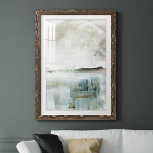 Summer Teal II - Premium Framed Print - Distressed Barnwood Frame - Ready to Hang