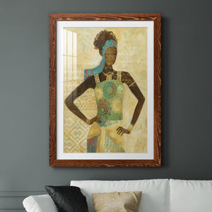 Tribal Vision I - Barnwood Framed Art Print