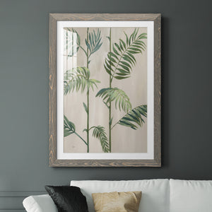 Modern Fronds I - Barnwood Framed Art Print