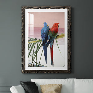 Palm Parrots - Barnwood