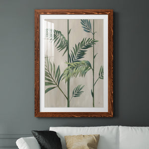 Modern Fronds II - Barnwood Framed Art Print