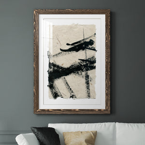 Lines Crossed II - Premium Framed Print - Distressed Barnwood Frame - Ready to Hang