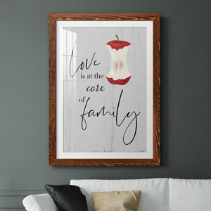 Core of Family - Premium Framed Print - Distressed Barnwood Frame - Ready to Hang