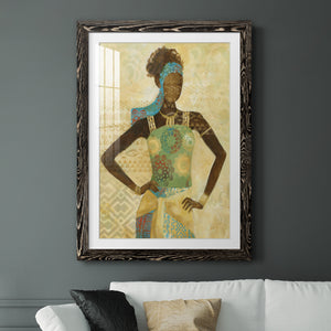 Tribal Vision I - Barnwood Framed Art Print