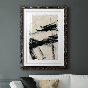Lines Crossed II - Premium Framed Print - Distressed Barnwood Frame - Ready to Hang
