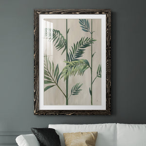 Modern Fronds II - Barnwood Framed Art Print