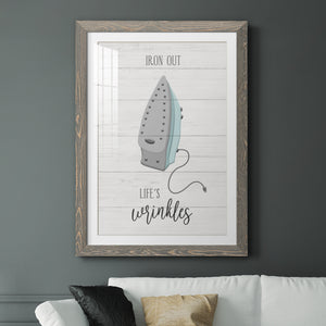 Iron Out - Premium Framed Print - Distressed Barnwood Frame - Ready to Hang