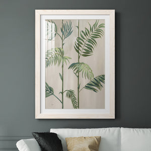 Modern Fronds I - Barnwood Framed Art Print