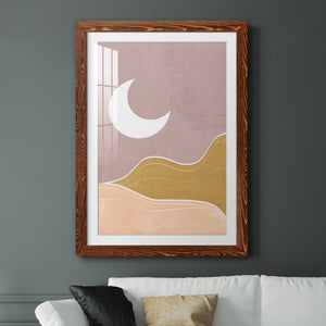 Sedona Moon - Premium Framed Print - Distressed Barnwood Frame - Ready to Hang