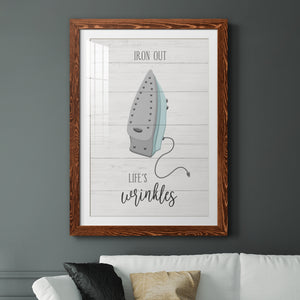 Iron Out - Premium Framed Print - Distressed Barnwood Frame - Ready to Hang