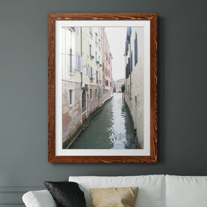 Venice Canal II - Premium Framed Print - Distressed Barnwood Frame - Ready to Hang