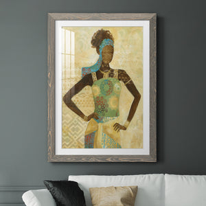 Tribal Vision I - Barnwood Framed Art Print
