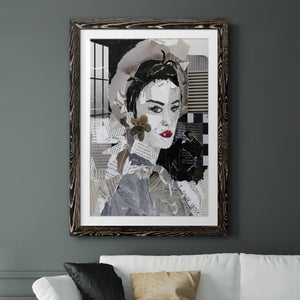 Runway Pause - Barnwood Framed Art Print