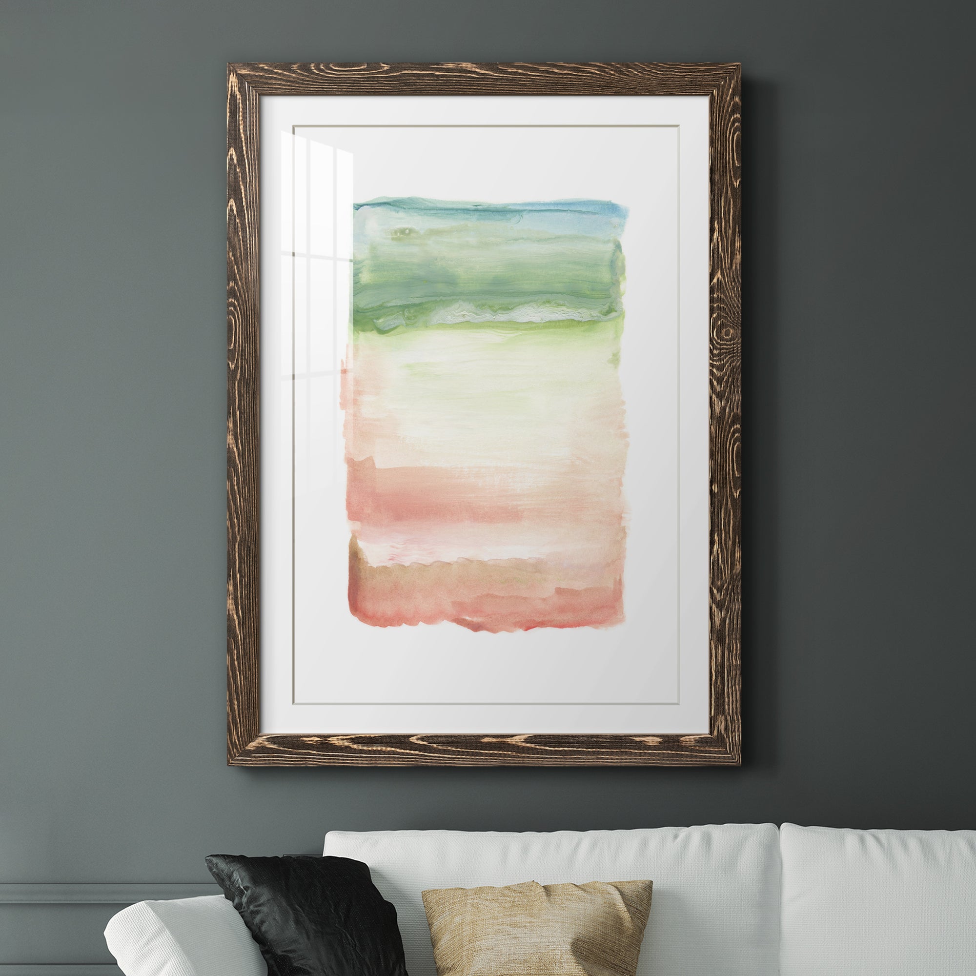 Skye I - Premium Framed Print - Distressed Barnwood Frame - Ready to Hang