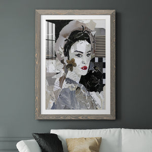 Runway Pause - Barnwood Framed Art Print
