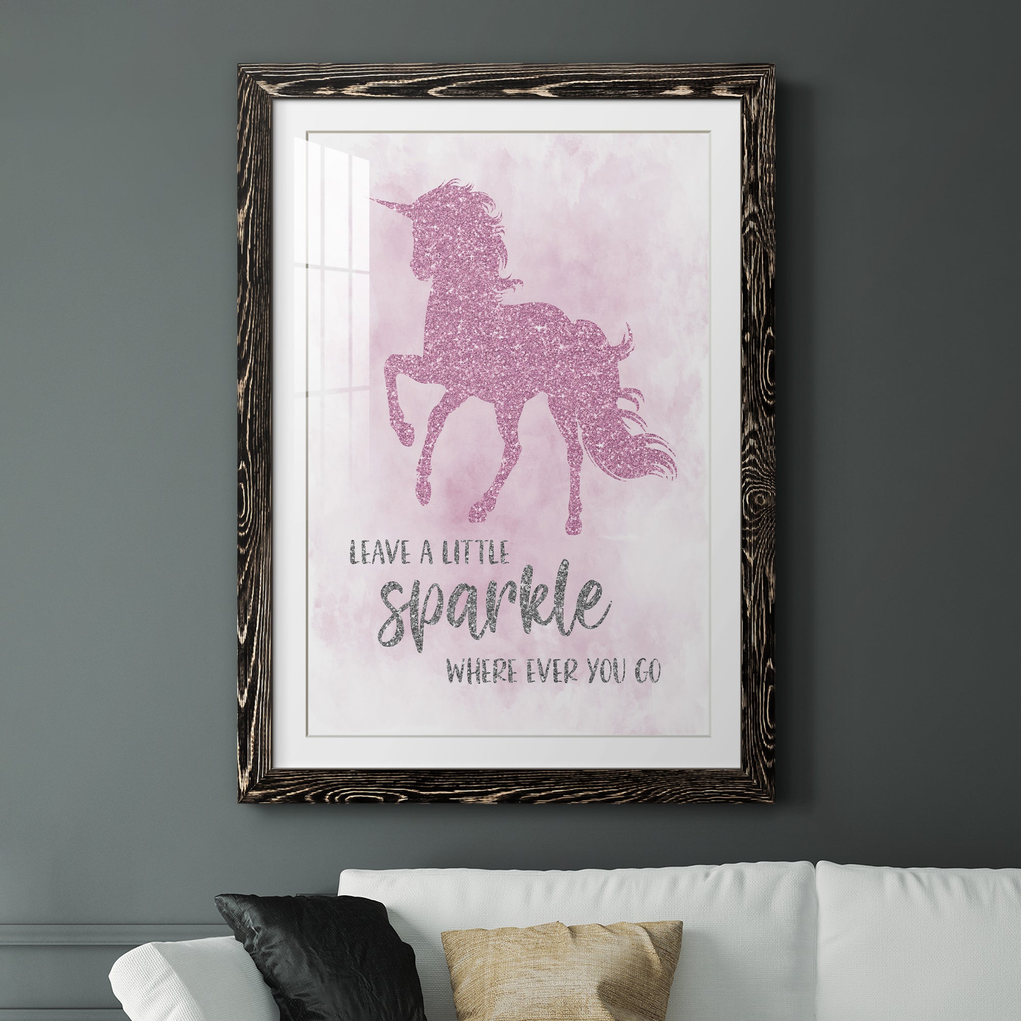 Sparkle - Barnwood Framed Art Print