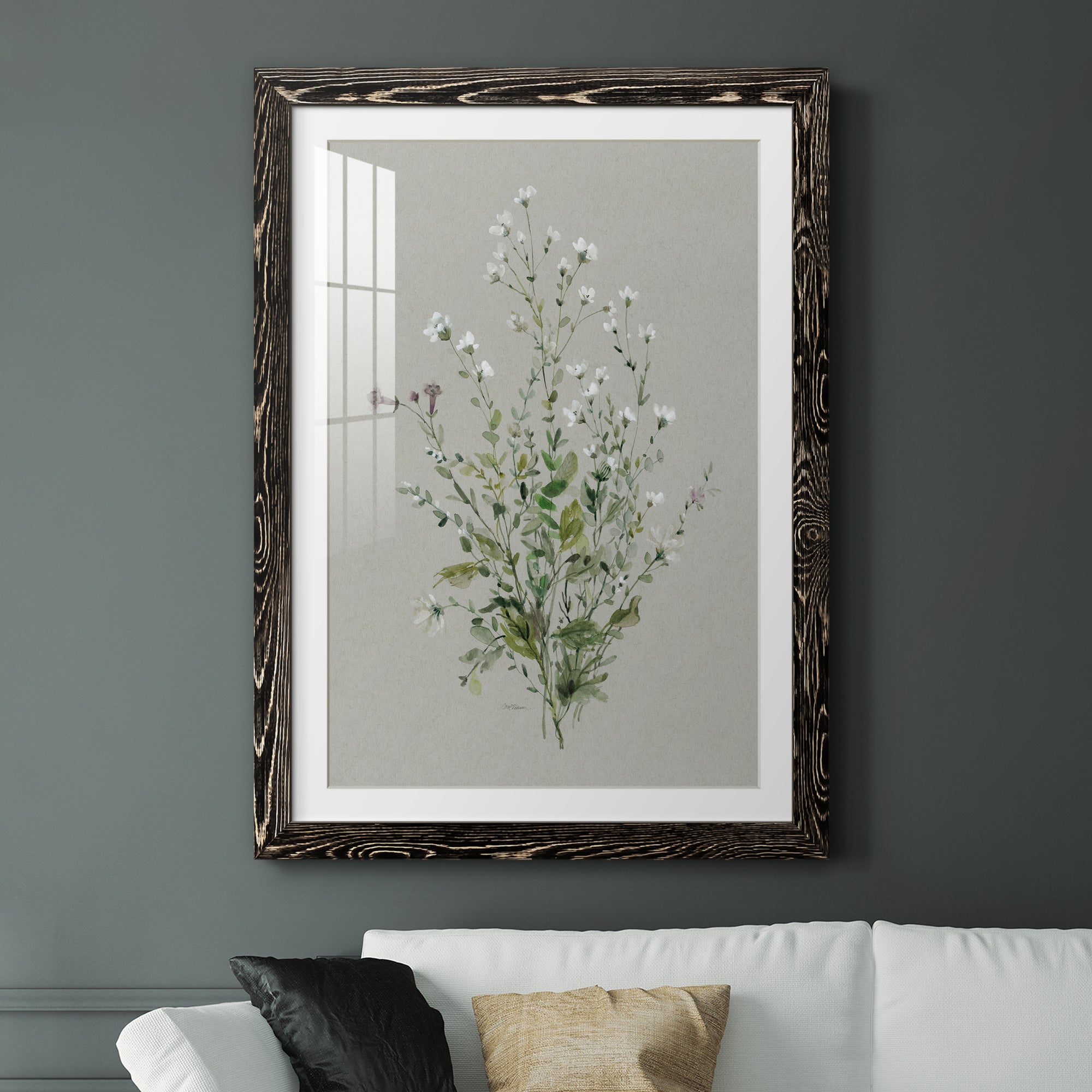 Bouquet of Grace I - Premium Framed Print - Distressed Barnwood Frame - Ready to Hang
