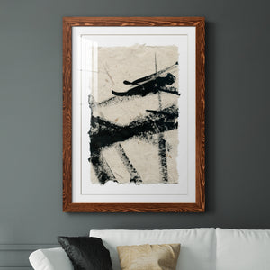 Lines Crossed II - Premium Framed Print - Distressed Barnwood Frame - Ready to Hang
