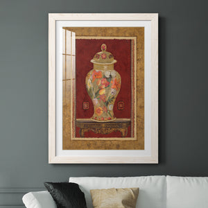 Romantic Urn II - Barnwood Framed Art Print