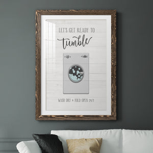 Tumble - Premium Framed Print - Distressed Barnwood Frame - Ready to Hang