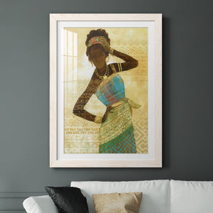 Tribal Vision II - Barnwood Framed Art Print