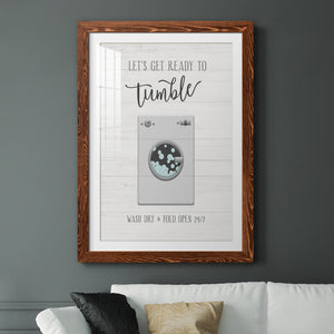 Tumble - Premium Framed Print - Distressed Barnwood Frame - Ready to Hang