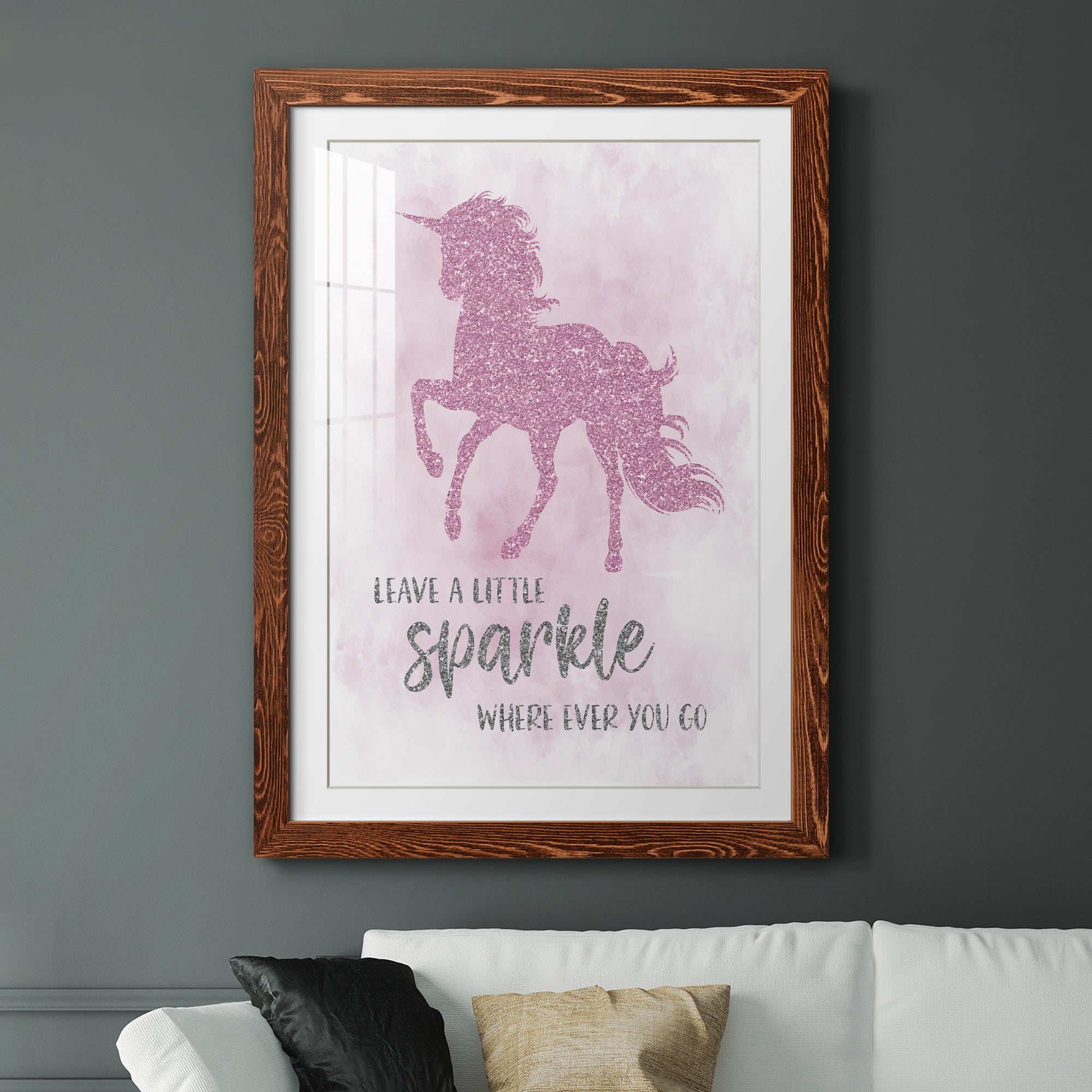 Sparkle - Barnwood Framed Art Print