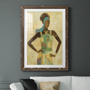 Tribal Vision I - Barnwood Framed Art Print